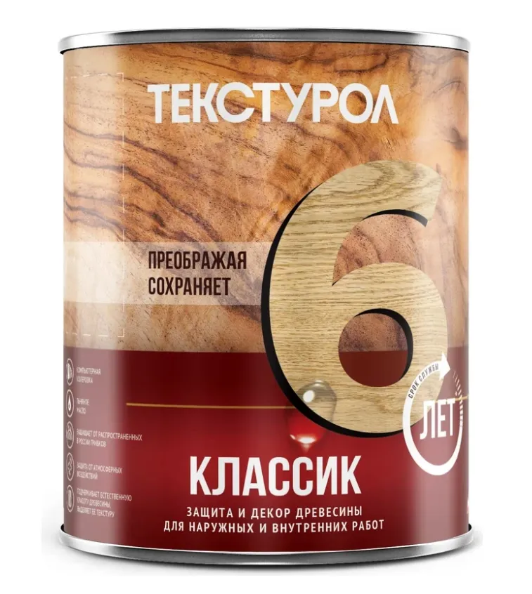 Купить Деревозащитное средство Текстурол классик орех 1л 90001884575