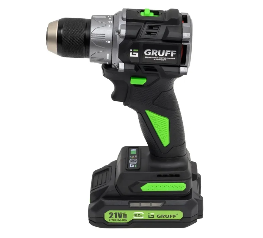 Купить Шуруповерт аккумуляторный Gruff GF-21DZ 21V 2Ач 13 мм