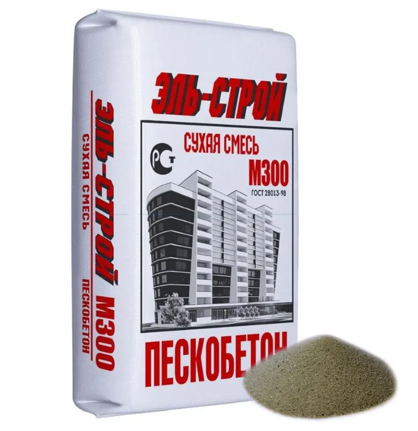 Купить Пескобетон М-300 Эль-Строй 40 кг