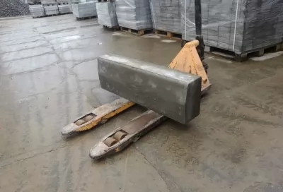 Бордюр цементный дорожный 1000х300х150 мм Серый купить в Москве