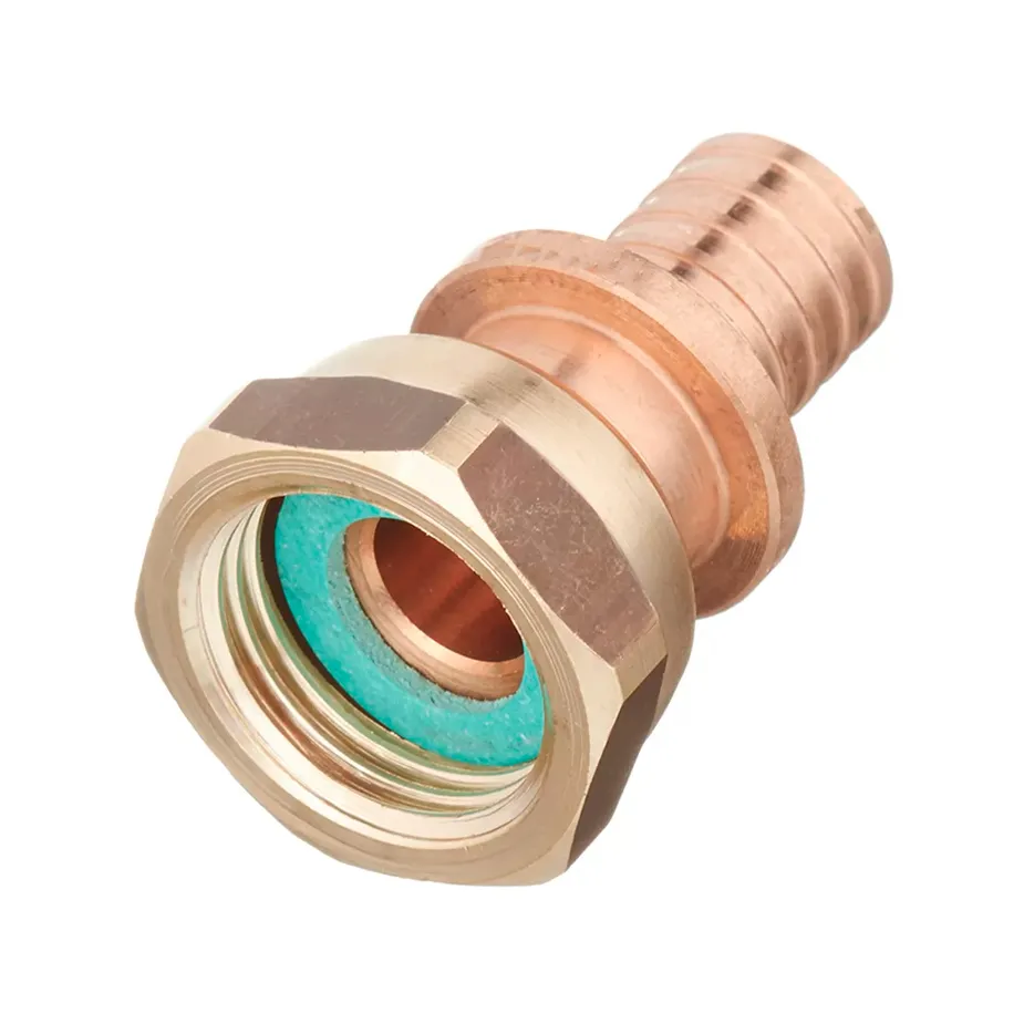 Купить Соединитель прямой 16 мм х 1/2 ВР с накидной гайкой