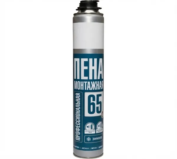 Купить Пена профессиональная монтажная 65 летняя 860 гр