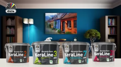 Dufa Premium KeraLine 3 Keramik Paint база 3 краска для стен и потолков 9 л купить в Москве