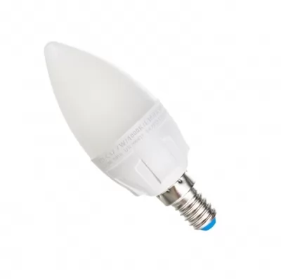 Лампа светодиодная Uniel ЯРКАЯ LED-C37 E14 PLP01WH 7 Вт белый свет купить в Москве