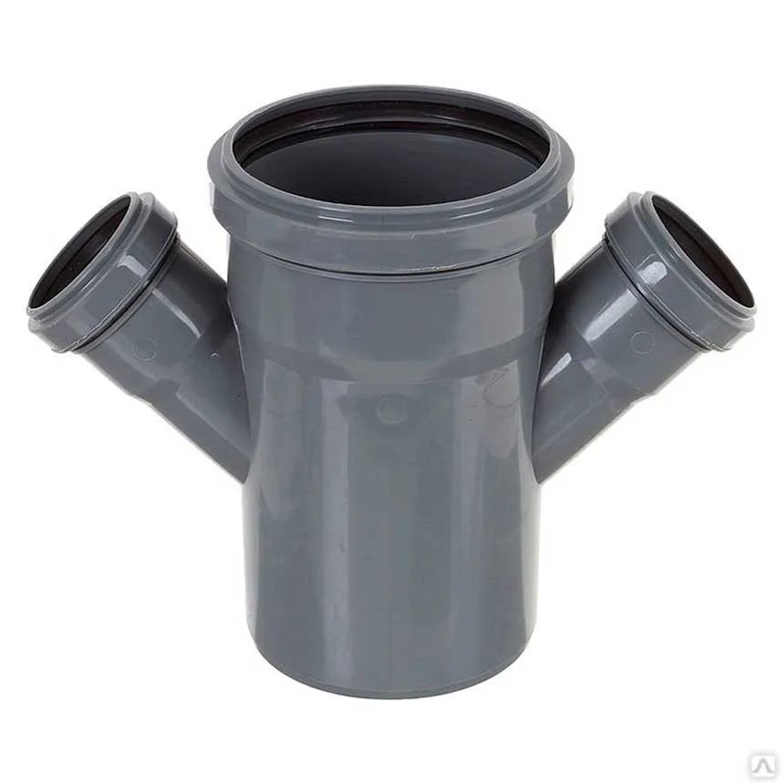 Купить Крестовина одноплоскостная для внутренней канализации 110х50х50/45° Политэк