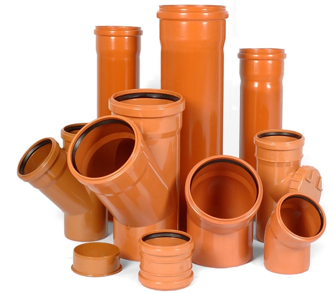 Канализационные трубы и фитинги наружные