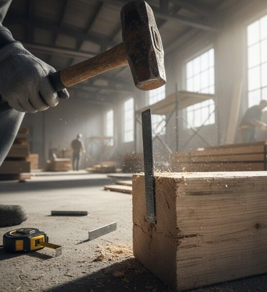 Скоба строительная