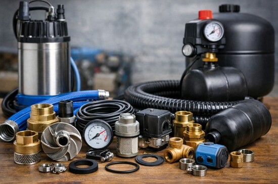 Комплектующие для насосов в Москве